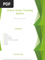 Online Visitor Tracking System: Mohammed Saleem Umar Bello