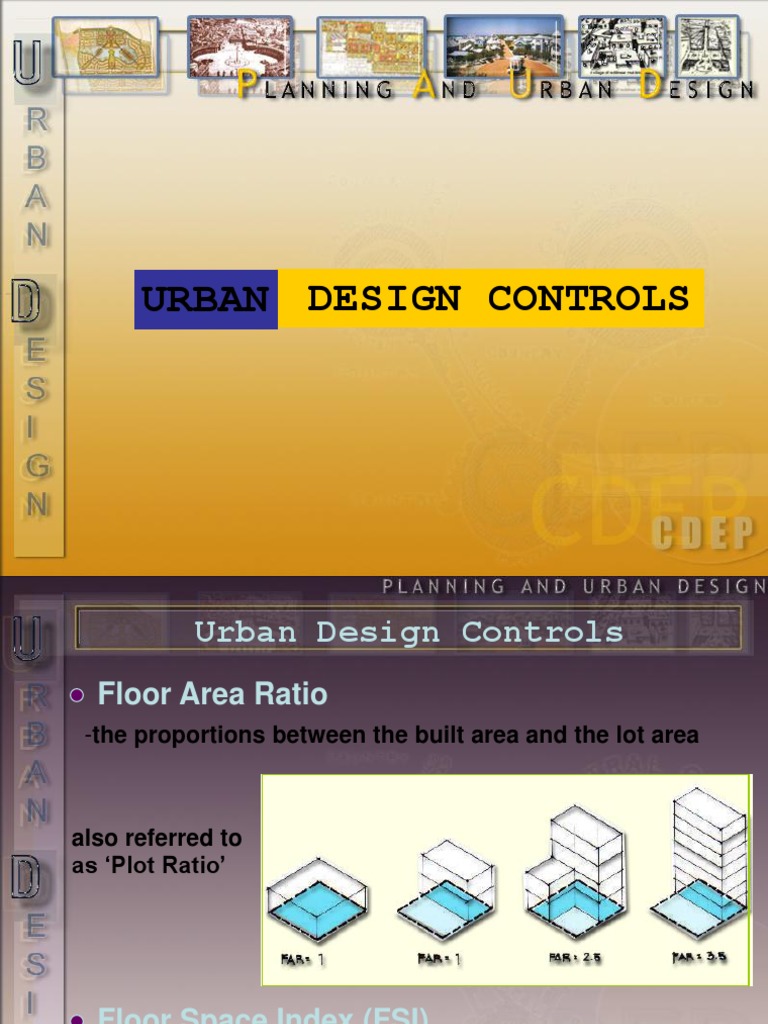 Urban Design Controls | PDF | Zoning | Urban Design