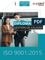 Programa diplomado en gestion de calidad ISO - 1