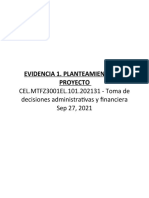EVIDENCIA 1 - Planteamineto Del Proyecto 1