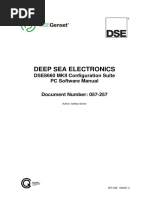 Deep Sea Electronics: DSE8660 MKII Configuration Suite PC Software Manual