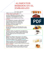 7 Alimentos Que No Debes Consumir en El Embarazo.