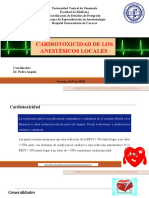 Cardiotoxicidad de Los Anestesicos Locales