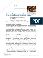 Cinco Novelas para Comprender Mejor La Condición de Los Afroamericanos en Estados Unidos