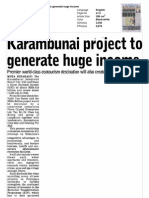 Karambunai Project To: Generate Huge Income