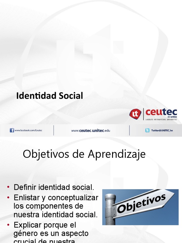 Identidad Social | PDF | Autoeficacia | Autoestima