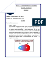 Fuerzas intermoleculares y cambios de estado