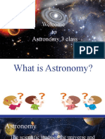 Welcome To Astronomy 3 Class