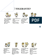 Reflexión Sobre La Tolerancia