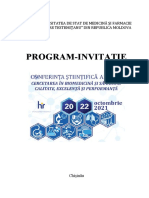 2021 Program Invitatie
