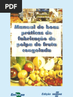 Manual de Boas Práticas de Produção de Polpa de Frutas Congeladas