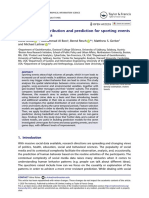 Spatial Crime Distribution and Prediction For Sporting Events Using Social Media