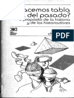 Jean Chesneaux - ¿Hacemos Tabla Rasa Del Pasado a Propósito de La Historia y de Los Historiadores