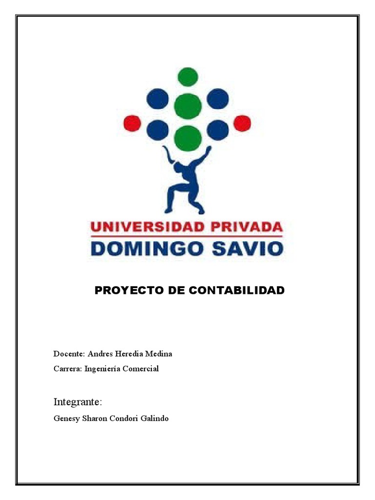 Proyecto de Contabilidad Final | PDF