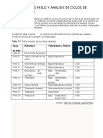 Fabricacion de Hielo y Analisis de Ciclos de Refrigeracion