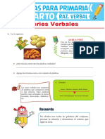 Series Verbales para Cuarto Grado de Primaria