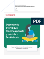 ¡Pórtate A Scotiabank Con Esta Oferta Pensada Especialmente para Ti!