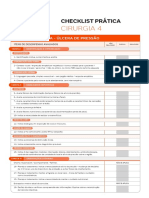 Checklist Cirurgia ULCERA DE PRESSÃO PARAPLEGIA 4