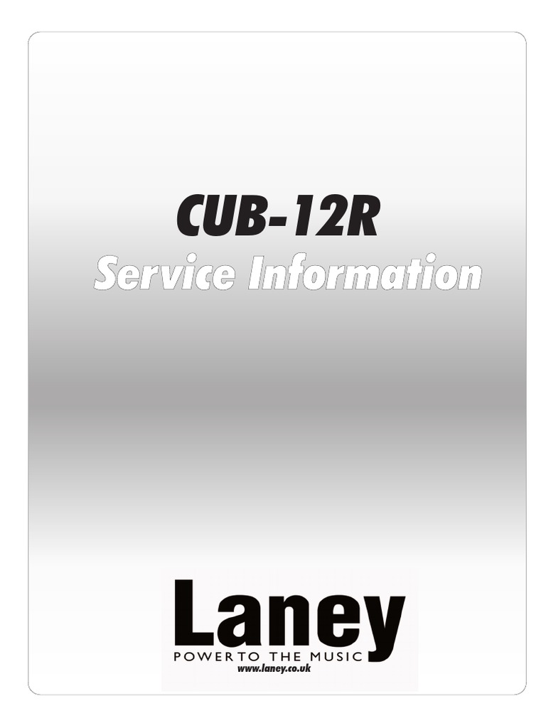 Laney Cub 12R Schematic PDF