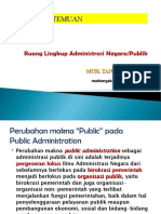 Dimensi Administrasi Publik