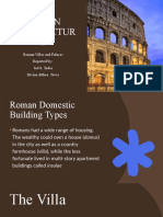 Roman Architecture - Villas and Palaces