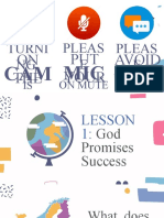 L1 - God Promises Success