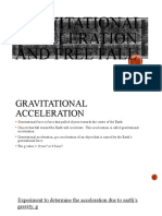 Gravitational Acceleration and Free Fall