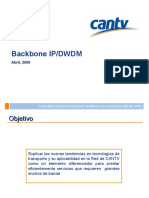 Backbone IP DWDM