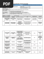 Outcomes - Based Teaching and Learning Plan in Purposive Communication