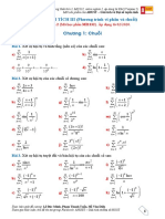 MI1132 - Giải Tích 3 Nhóm 2 - Đề Cương Bài Tập (02.2020)