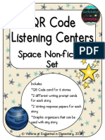 Includes: QR Code Card For 6 Stories 2 Different Writing Prompt Cards For Each Story 2 Writing Response Papers For Each Story Graphic Organizers That Can Be Used With Any Story