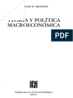 Teoría y Política Macroeconómica
