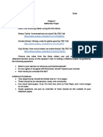 Template - Output 2 - Reflection Paper