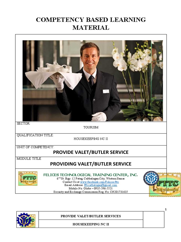 Valet and Butler Service Training Guide | PDF | Etiquette | Learning