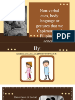 Filipino Hand Gestures and Their Meanings | PDF | Nonverbal Communication