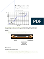 Chemistry Revision Notes: Chapter 1-States of Matter