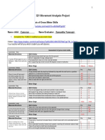 Ped 321 - Movement Analysis Project - Samantha Yannuzzi