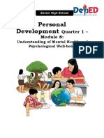 Personal Development Module 8 - Grade 12 