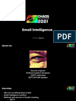 (V 0.0.1) Email Intelligence