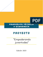 Proyecto Empoderamiento Juvenil - Propuesta