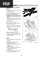 Group 5 Swing Device: 1. Removal and Install of Motor