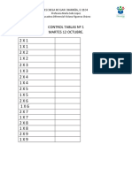 Control Tablas #1