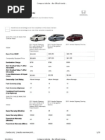 Compare Vehicles Overview: 2011 Honda Odyssey: File Print