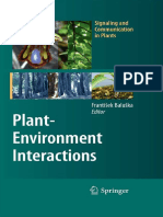 Frantisek Baluska Plant-Environment InteractionsBookFi - Org