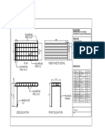 Plan Fiber Sheets Detail: Square Ms PIPE 1.5"x3"