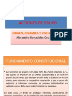 Acciones de grupo: definición, características y proceso