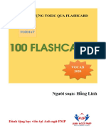 Anh Ngữ Pmp - 100 Flashcards Học Từ Vựng Toeic