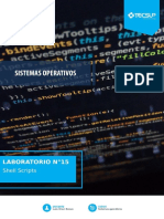 Laboratorio 15 - Programacion de Shell Scripts