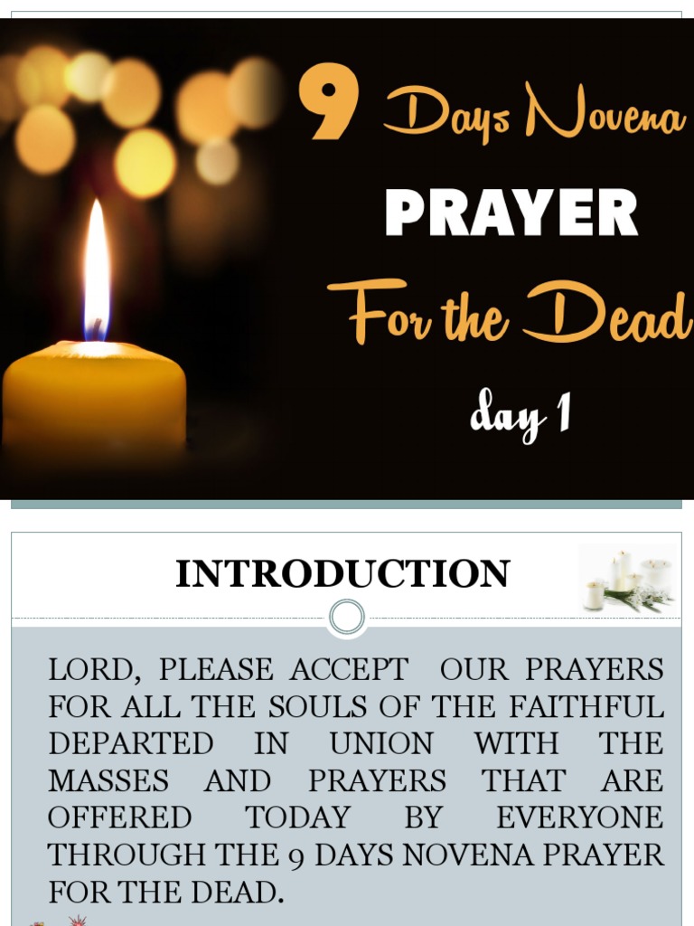 (DAY 1) 9 Days Novena For The Dead PDF Jesus Prayer