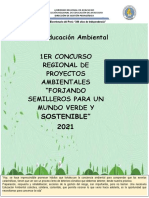 Bases Del 1er Concurso Regional de Proyectos Ambientales 26 de Agosto